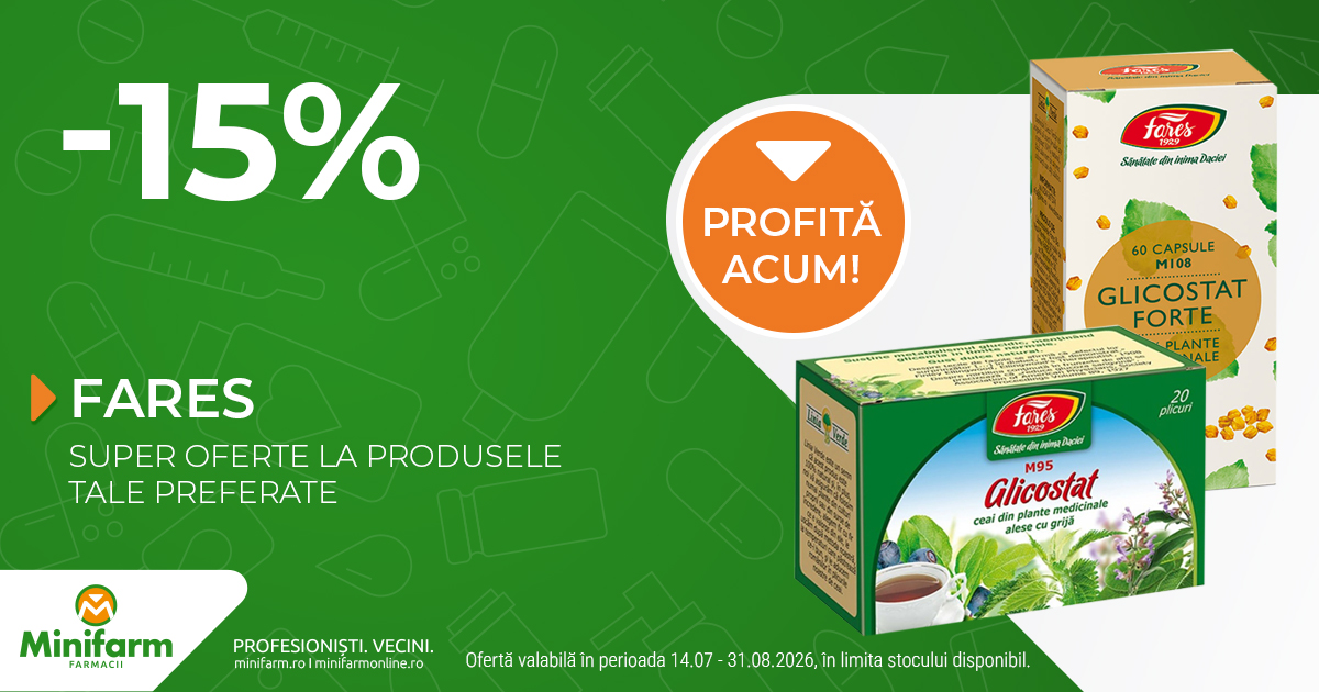 FARES 15% IULIE-AUGUST