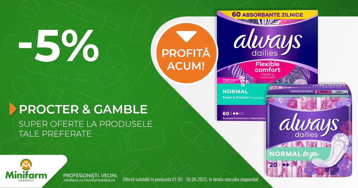 Procter&Gamble - Always & Femibion - 5%