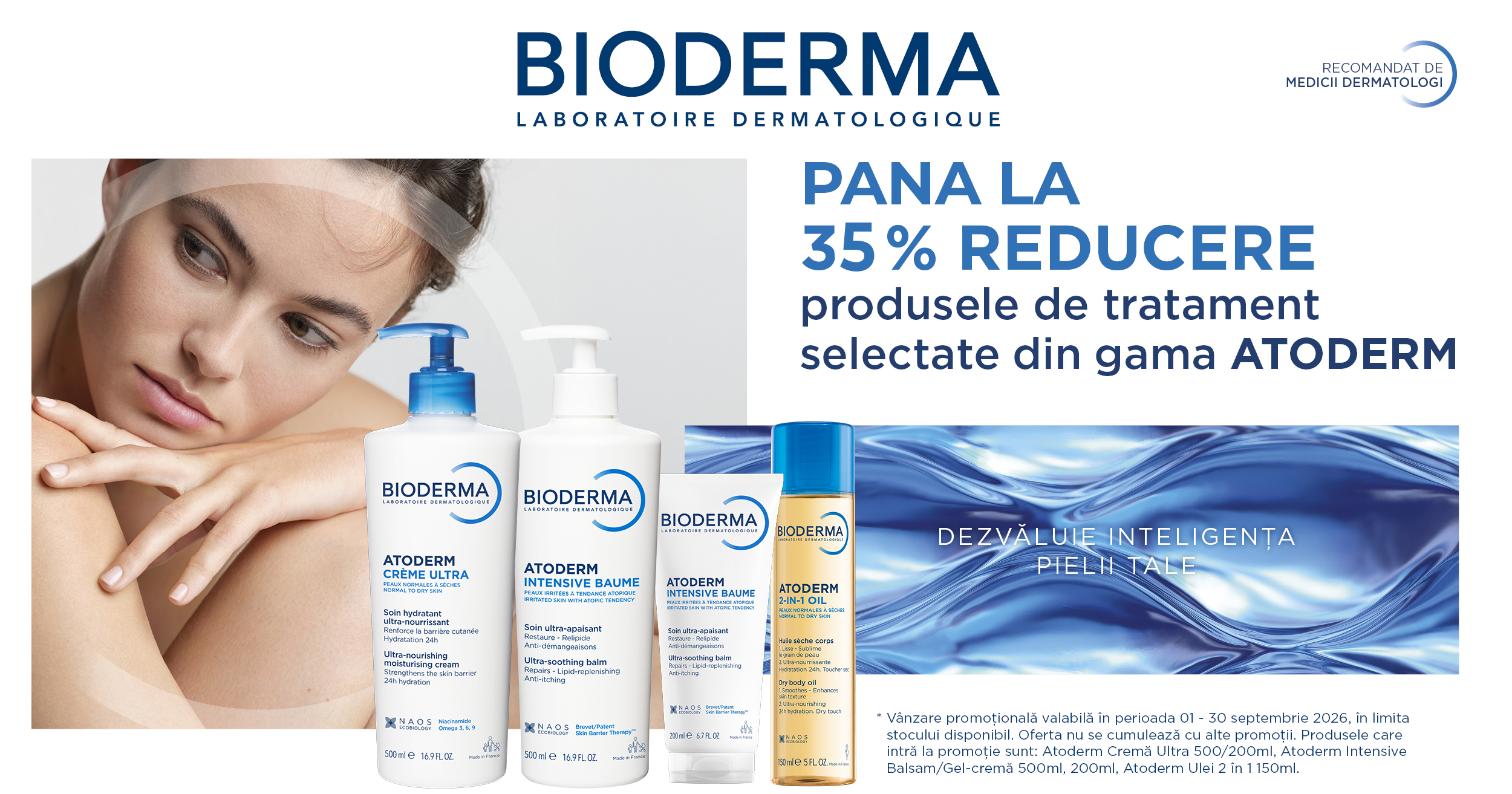 Bioderma Atoderm - pana la 35%