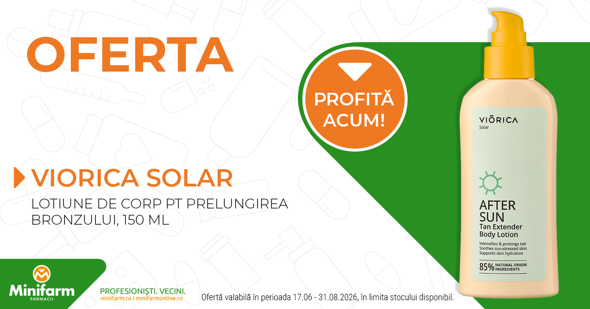 Viorica Solar Lotiune de Corp pt Prelungirea Bronzului, 150ml