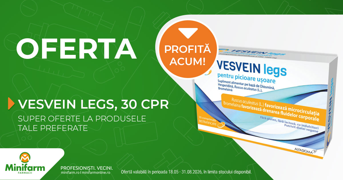 Vesvein Legs, 30 comprimate, Alfasigma