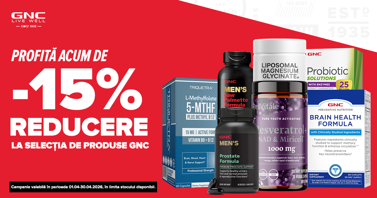 GNC - 15%