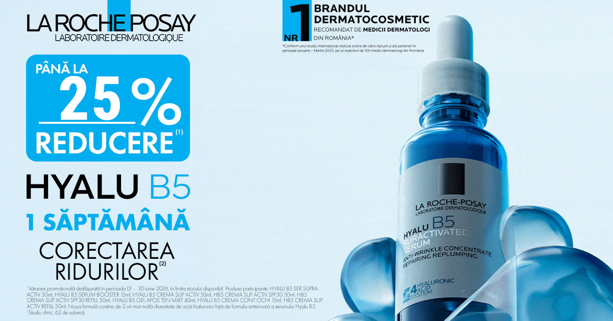 Loreal Hyalu - pana la 15% - 25%