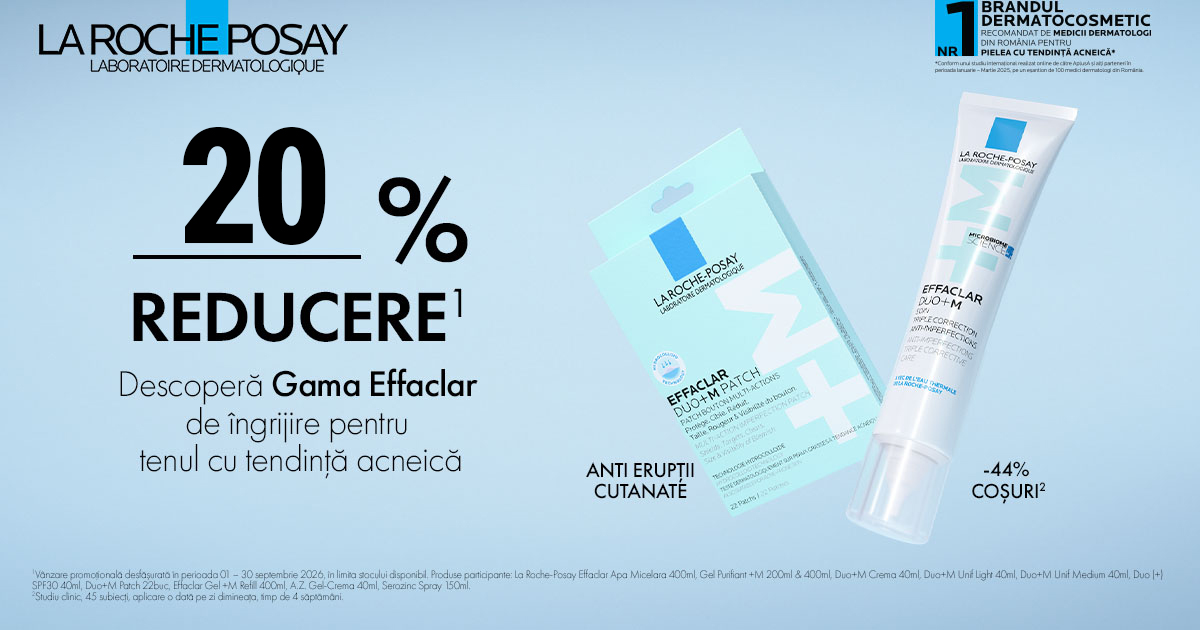 Loreal Effaclar Dou+ - pana la 25%