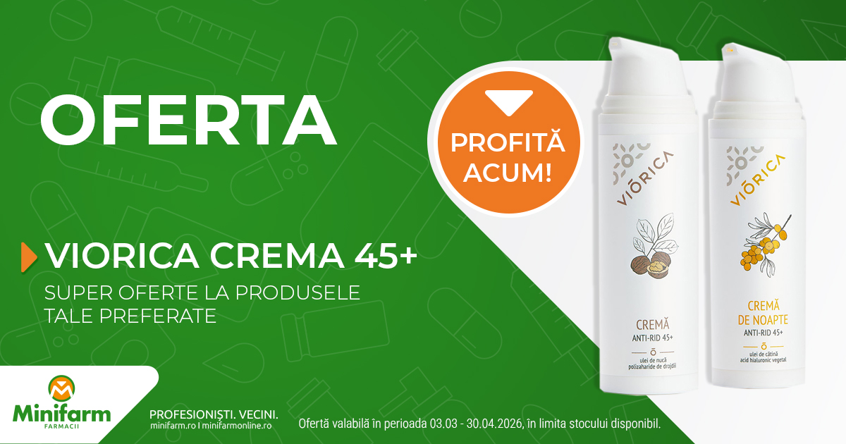 Viorica Crema VIORICA Anti-Rid 45+ zi/noapte